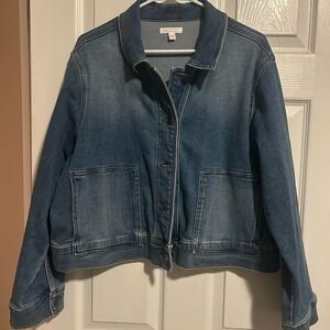 LC Lauren Conrad Classic Blue Jean Jacket